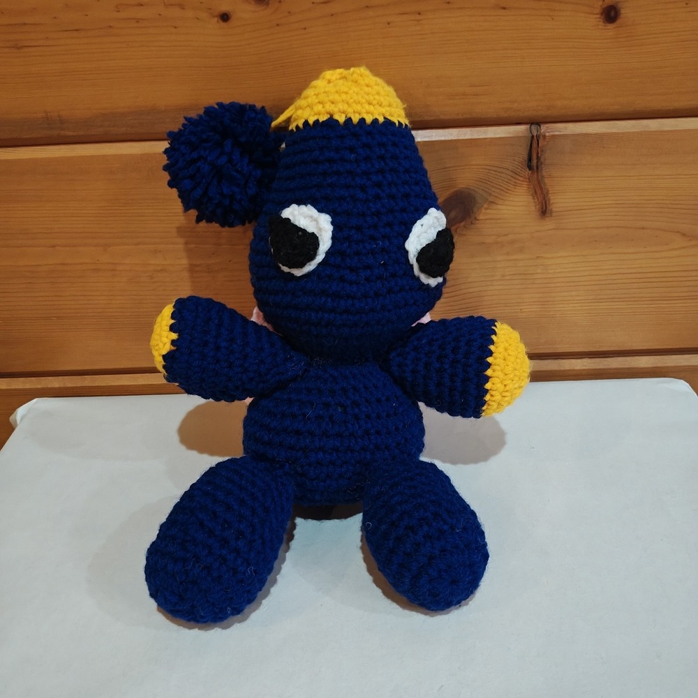 12" Chao? Sonic the Hedgehog Crochet Hand Made Plush E3